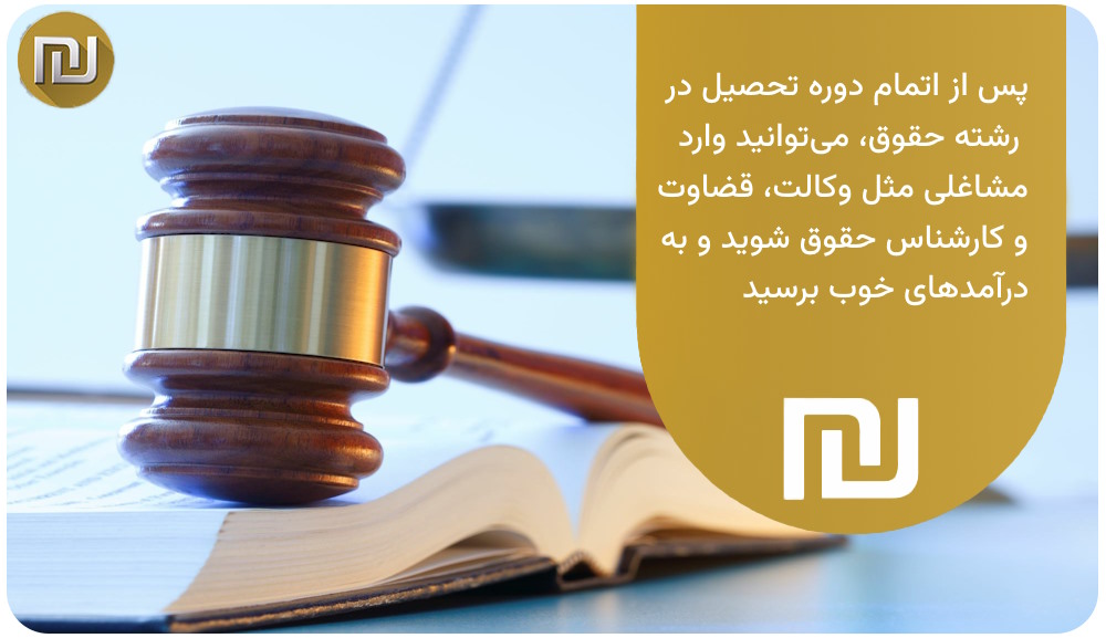 مشاغل رشته حقوق پیام نور