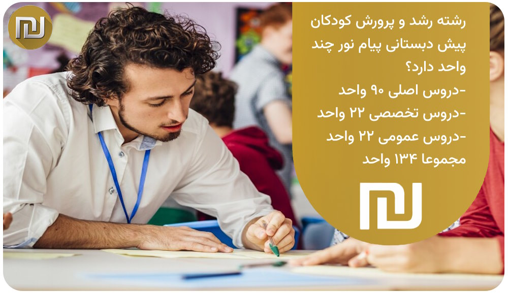 رشته رشد و پرورش کودکان پیش دبستانی چند واحد دارد؟